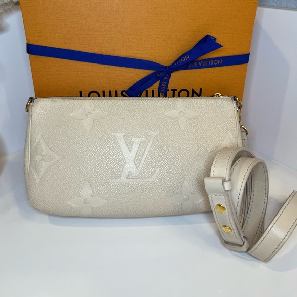 🎀 LOUIS VUITTON Multi Pochette Accessoires Monogram Empreinte Shoulder Bag - Picture 9 of 16